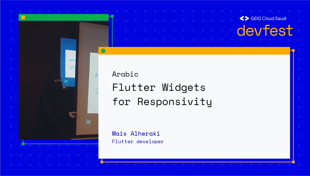 WTMSaudi's tweet image. One of our tracks in #DevFest #DevFest20Saudi is #Flutter! 💙

🤔 What is Flutter?
A toolkit made by Google to build apps that runs on mobile, web, and desktop from a single codebase!

We have a special guest, Chun-Heng Tai from the Flutter team!

🎫 RSVP bit.ly/DF20Saudi