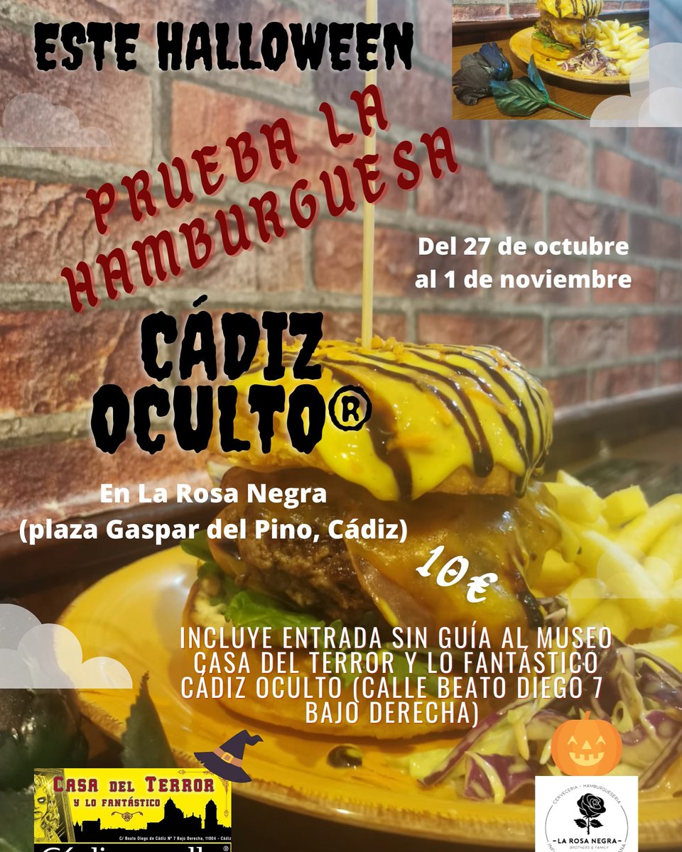 CadizOculto's tweet photo. Ve abriendo el apetito para #Halloween. https://t.co/MyoewNFsVN