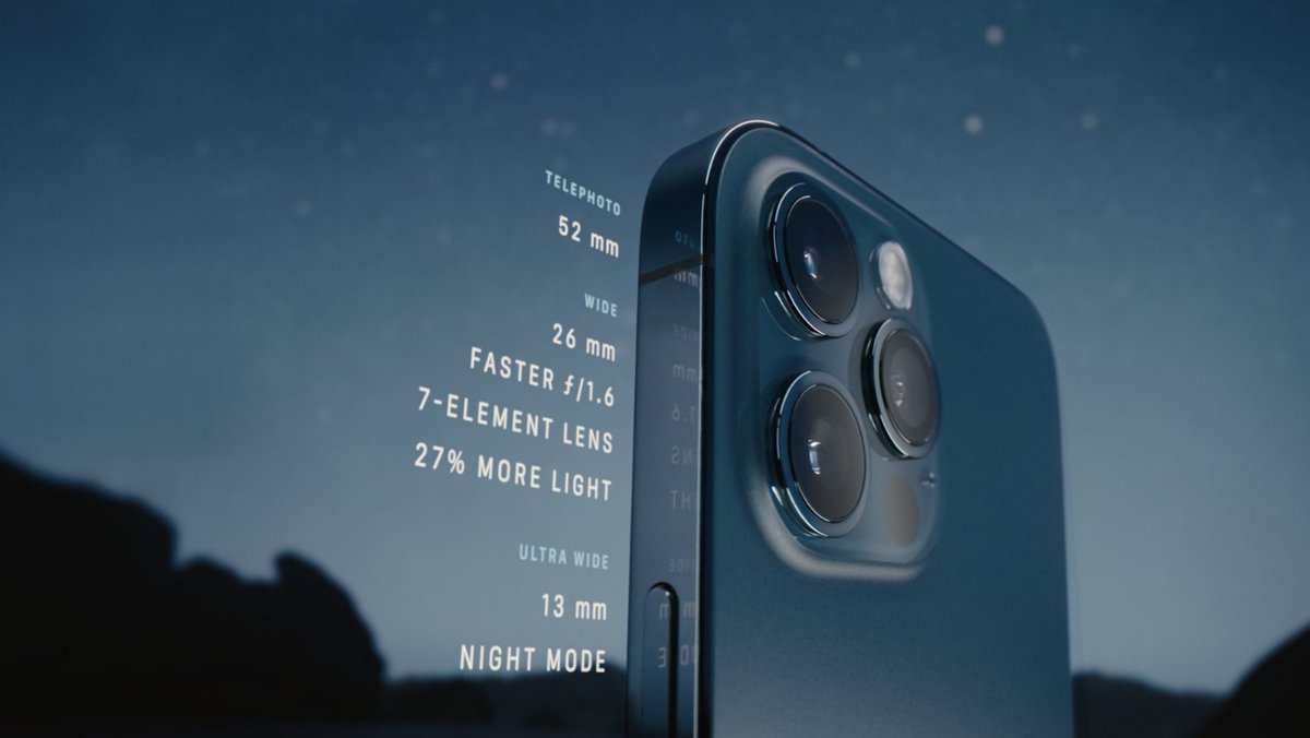 Apple is shy on details with the Ultra-Wide lens: it's still 13mm, it's still likely a smaller sensor than its Wide sibling, but images look far sharper edge to edge and it gets Night Mode.