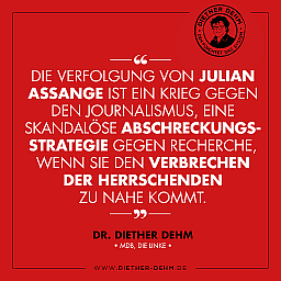 Diether_Dehm's tweet photo. Die Verfolgung von Julian #Assange ist ein Krieg gegen den Journalismus, Gemeinsam mit 174 Politikern fordere ich, das US-Auslieferungsverfahren gegen Herrn Assange zu beenden und seine sofortige Freilassung aus der Haft sicherzustellen https://t.co/NKAVHxW5Ph https://t.co/OLAfG9V0WG