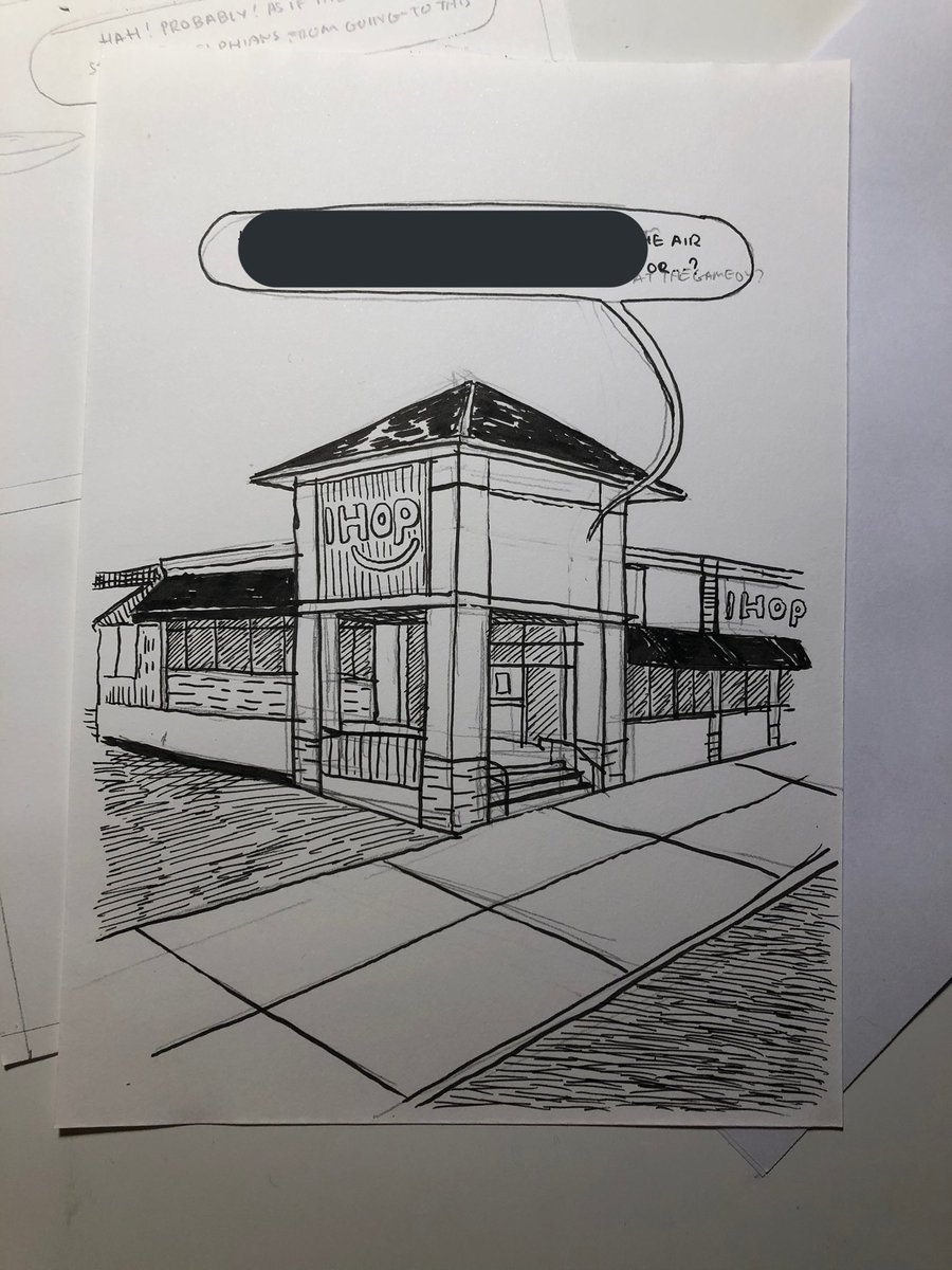 Fuck constructing correct perspective. We freehand the pennsport ihop like men