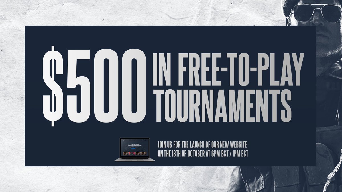 theesporthub's tweet photo. On the 18th of October, we'll be launching with not only $2000 in ELITE tournaments but $500 in free-to-play tournaments.

Make sure you are online at 6pm BST / 1pm EST as you won't have long to sign-up for Sundays tournaments!

#ESHUB https://t.co/u13SwRDkqO