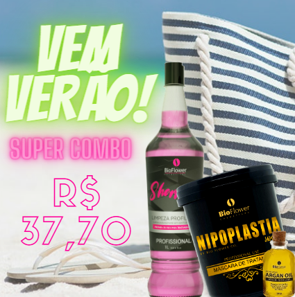 BioflowerBr's tweet photo. Nada melhor que pegar aquela praia, piscina, uma lajinha delícia e depois arrasar com nosso Combo Super Nutritivo não adianta ter aquela marquinha TOP  com as madeixas mal tratadas não é mesmo? Calma, não se preocupe a Bioflower pensou em tudo! Vem verão!!! #verão #hidratacao https://t.co/AbGEW5mwRO