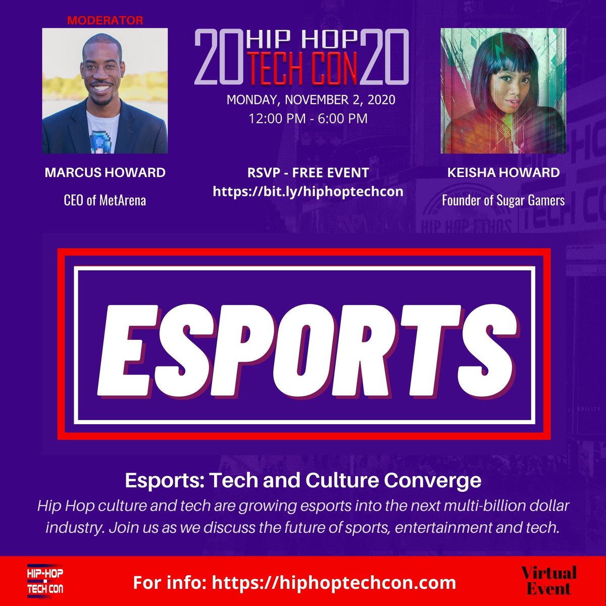 HiphopTechCon's tweet photo. Building a #HipHop #startup from the ground up is half the battle. Knowing how to raise the capital, pitch and attract investors is the other half of managing the BAG and your #BRAND.
#JohnnyNunez @shefik_info #BETnetwork
RSVP NOW - https://t.co/uE0G2OOuid https://t.co/OVnXvzznJj