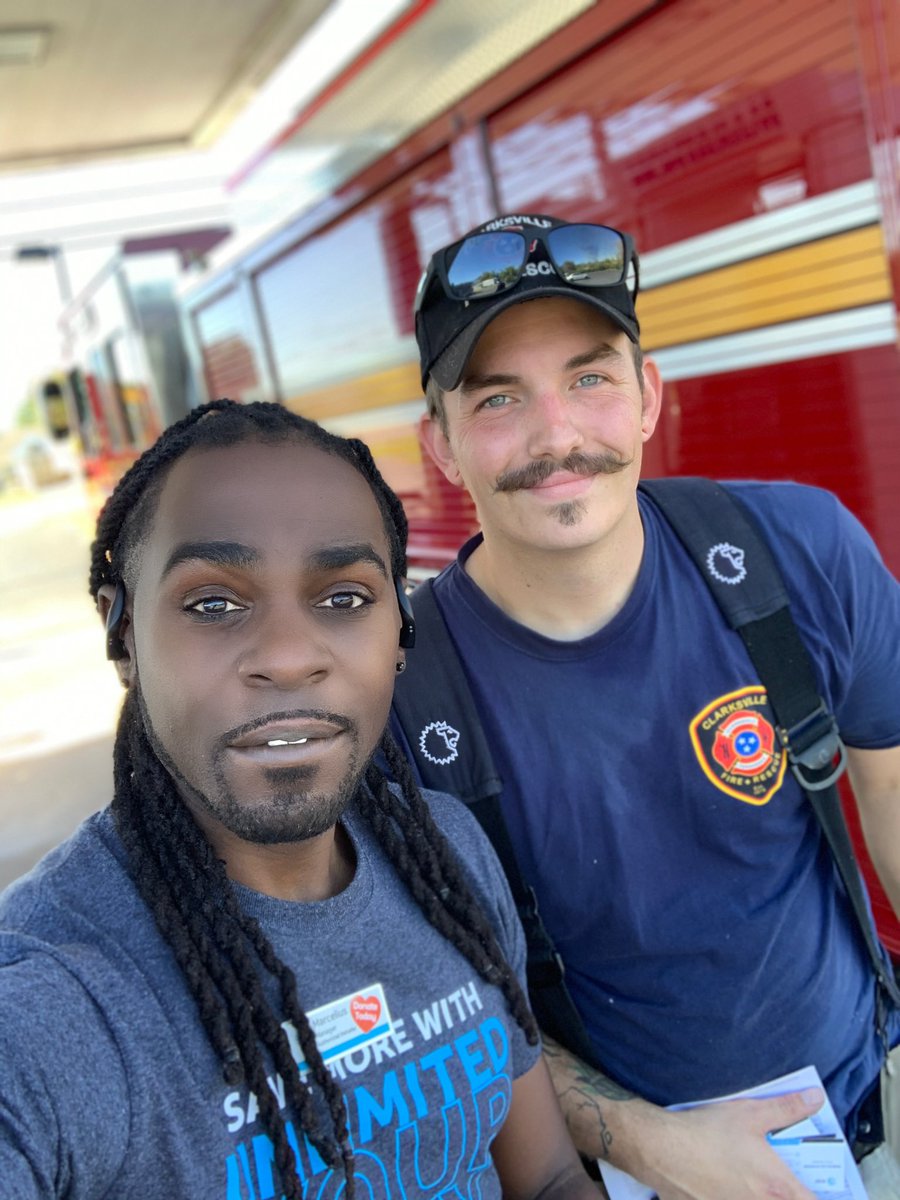 Had a great visit with the Clarksville Fire Department. Come in so the team <a href="/PortablesT/">AT&T Portables CLARKSville!</a> can setup your first responders account.#FirstNet #Firstresponder #community #AT&amp;T #Portables #ClarksvillefireAndrescue #@ClksFire