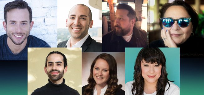 headshots of the 7 featured panelists