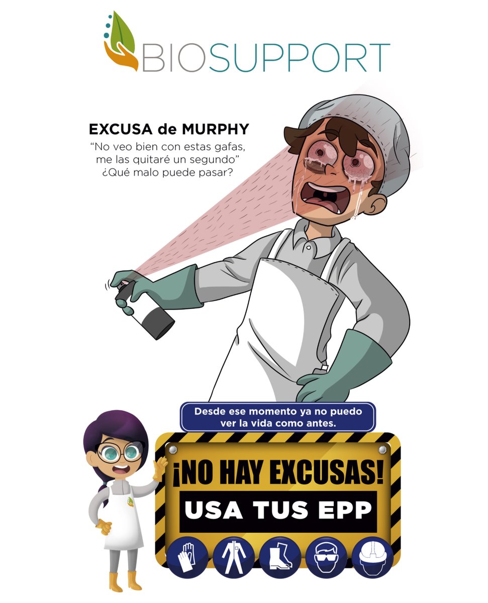 BiosupportSas's tweet image. En BIOSUPPORTSAS, tu salud y la de tus colaboradores es primero. Recuerda utilizar siempre tus elementos de protección personal &quot;EPP´S&quot;
#elementos de protección
#epps
#biosupport
#cuidados 
#tusaludnoesunjuego
#murphy
