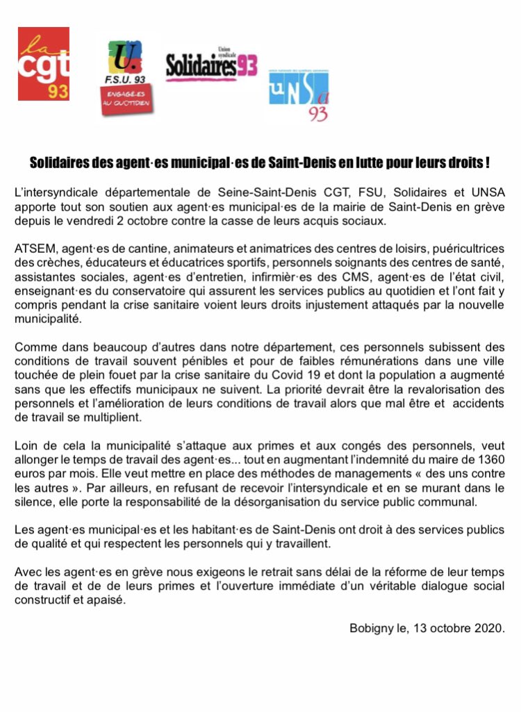 93Fsu's tweet photo. @AGinterpro @Solidaires93 @Femmesenlutte93 @93Cgt @CGTeducaction93 @leJSD @SolidairesEtuP8 @BallyBagayoko @AGInterproAuber https://t.co/AynXWQjUO1