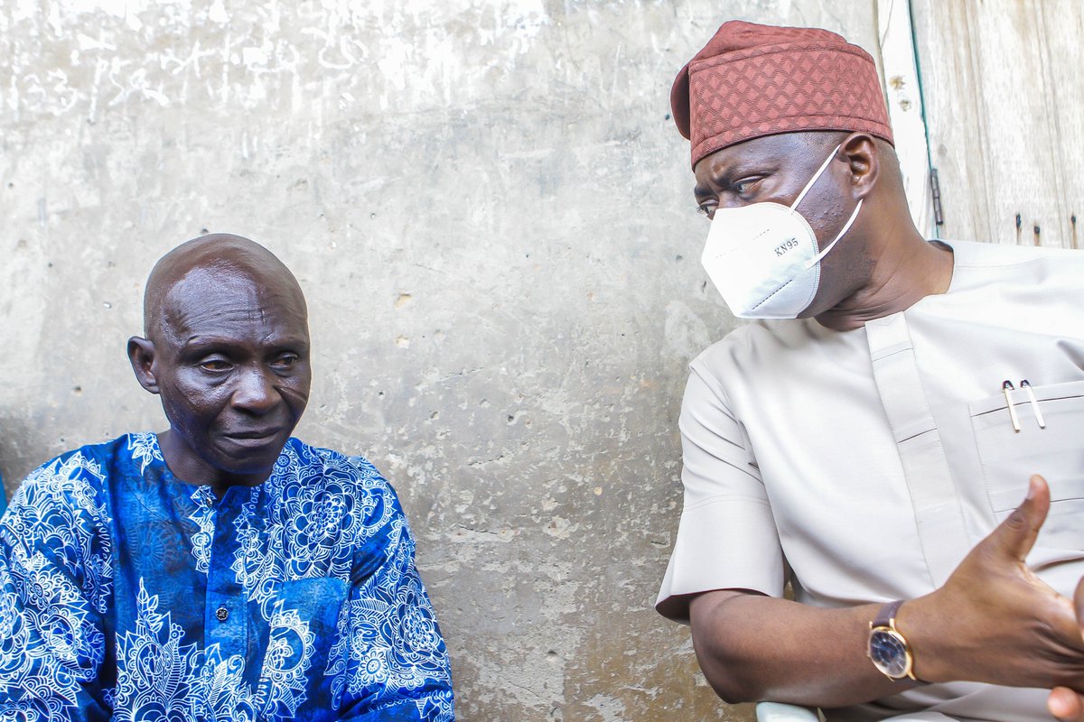 Today, we visited Ogbomoso to see the families of three of our children who died during the End SARS protests. We began the process of compensating the families for the losses they suffered and promised to do more in the coming days.