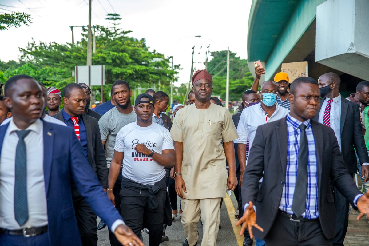 We returned to the secretariat in Ibadan to speak with our other children who had been waiting all day. We reassured them that these protests are a wake-up call to all. We pledged to do better to meet the needs of young people, especially for employment and a safer environment.