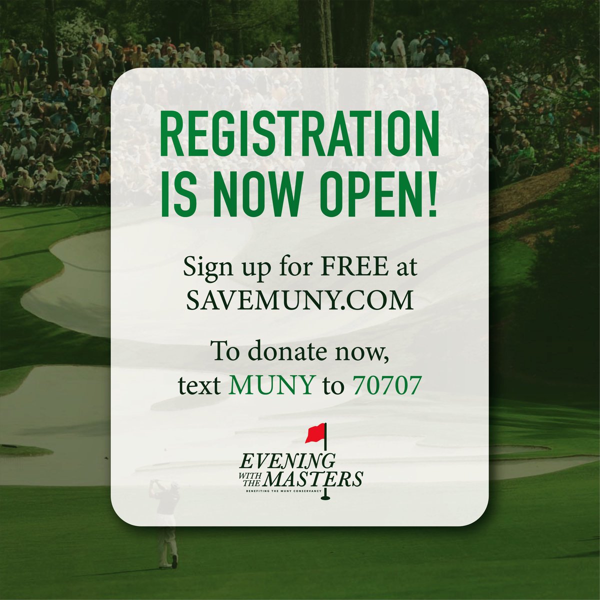 Registration for #EveningwiththeMasters on 10/23 is now open! Sign up to participate today! Limited VIP Sponsorships still available. Tickets to watch show and bid on auction items are FREE. Please join us and invite your friends and family! 
Tickets —> one.bidpal.net/savemuny/ticke…