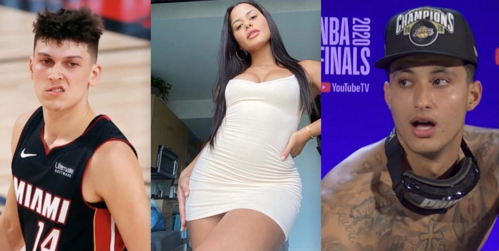 Robert Littal Bso On Twitter How Lakers Fans Trolled Tyler Herro S Gf Kyle Kuzma S Ex Gf Katya Elise Henry So Bad After The Lakers Won The Championship She Had To Do This