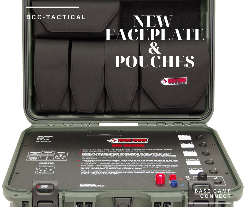 Our BCC-TACTICAL has a new faceplate and more convenient pouches!  What do you think?

basecampconnect.com 

#TopicTuesday #BCC