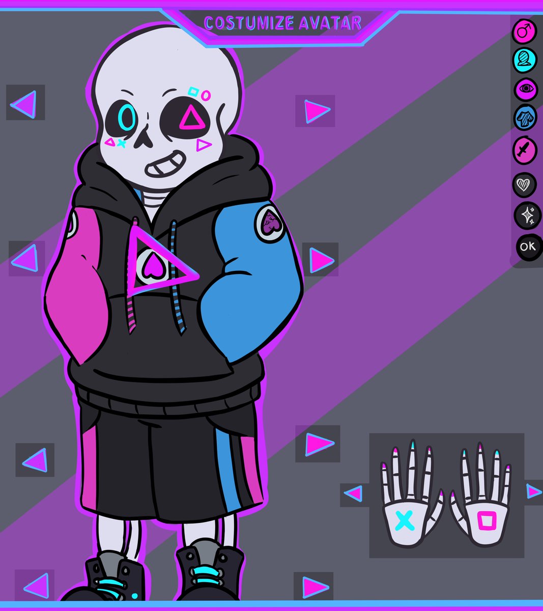 Star Player Sans Has Entered The Game Welcome To My New Oc You Ll Get To Know More About Him As Time Goes On But Don T Be Afraid To Ask Anything