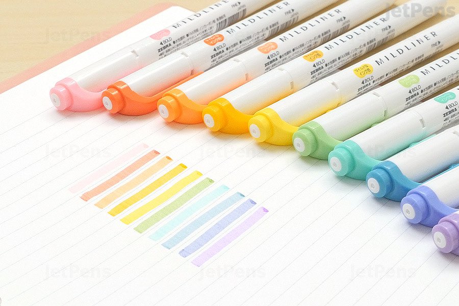 highlighters but specifically these types