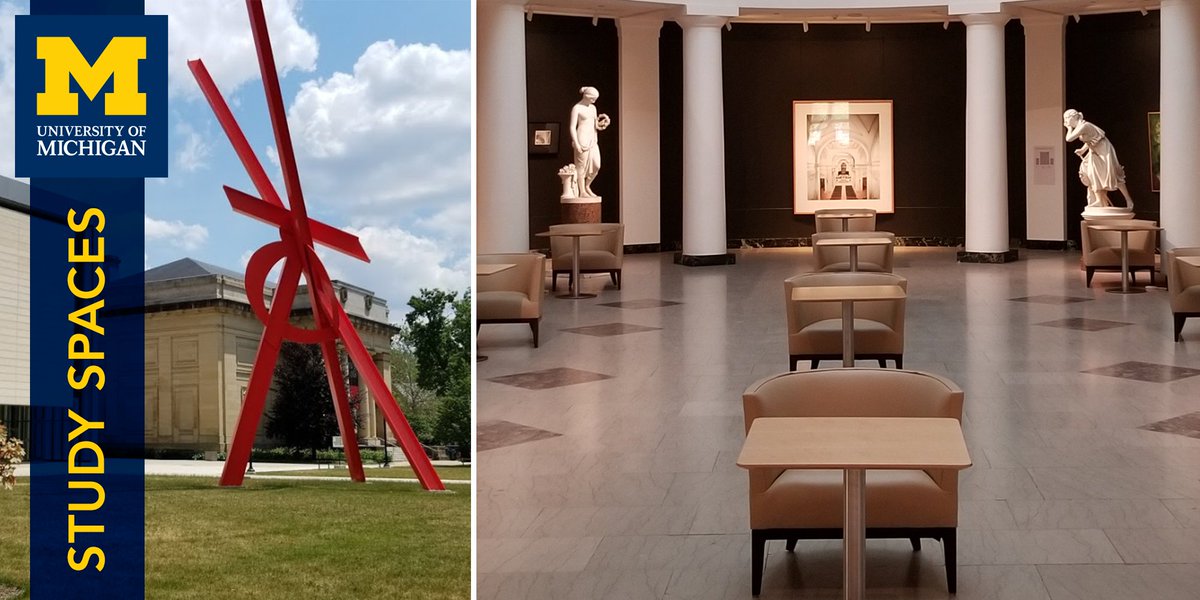 umichLSA's tweet photo. umichtech: Reserve an individual study space at the @ummamuseum art gallery and @UMichUnions. https://t.co/SsWl7Vozzv #UMStudySpaces https://t.co/moCUbofnoh