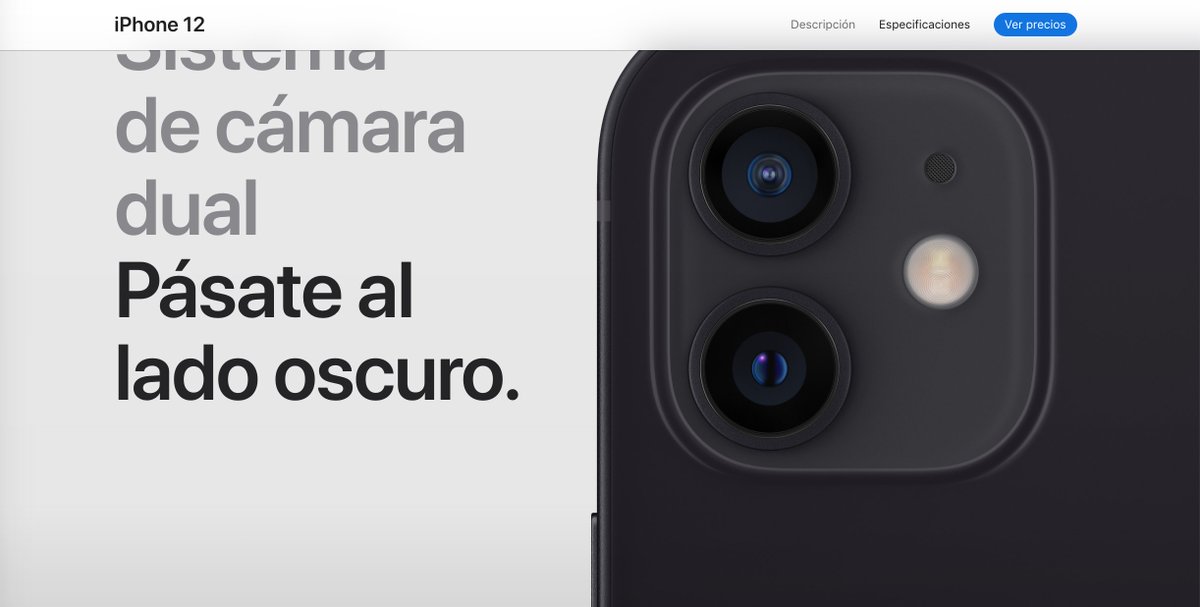 Por favor, MUERO con estos copies de la web de Apple presentando los nuevos iPhones ❤️