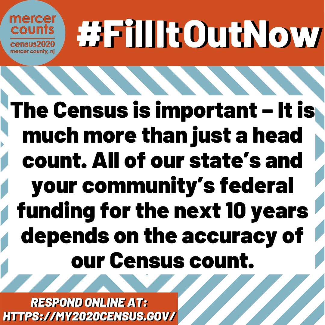 MercerCounts's tweet image. "Want to bring $20,000 to your community for 10 years? Just 10 minutes of your time will deliver $1,800 per person, per year." Why wait."

#fillitoutnow #mercercounts #2020Census #NJCensus2020

my2020census.gov  

Quote from David Zimmer, NJ.com