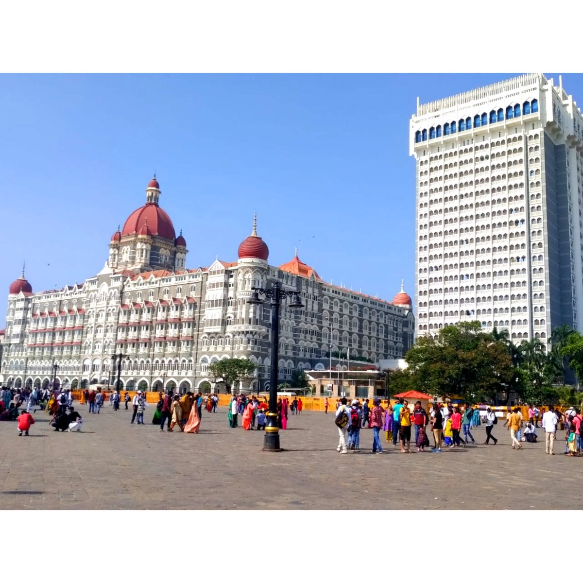 The customary pic. 
The epitome of courage, confidence, beauty, hope #TajMumbai #MumbaiScenes #mumbai #beauty #picoftheday