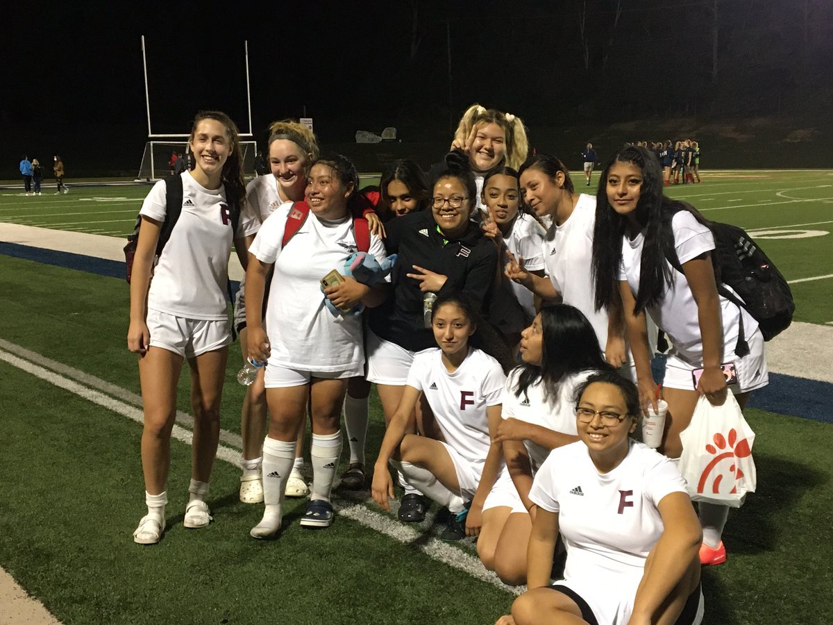 c_brown1212's tweet photo. Awesome way to end the season and send out our seniors! Honored to coach these ladies! Go Lady Falcons! ⚽️❤️⚽️ @FultonHSArt https://t.co/JXbto1TNPc
