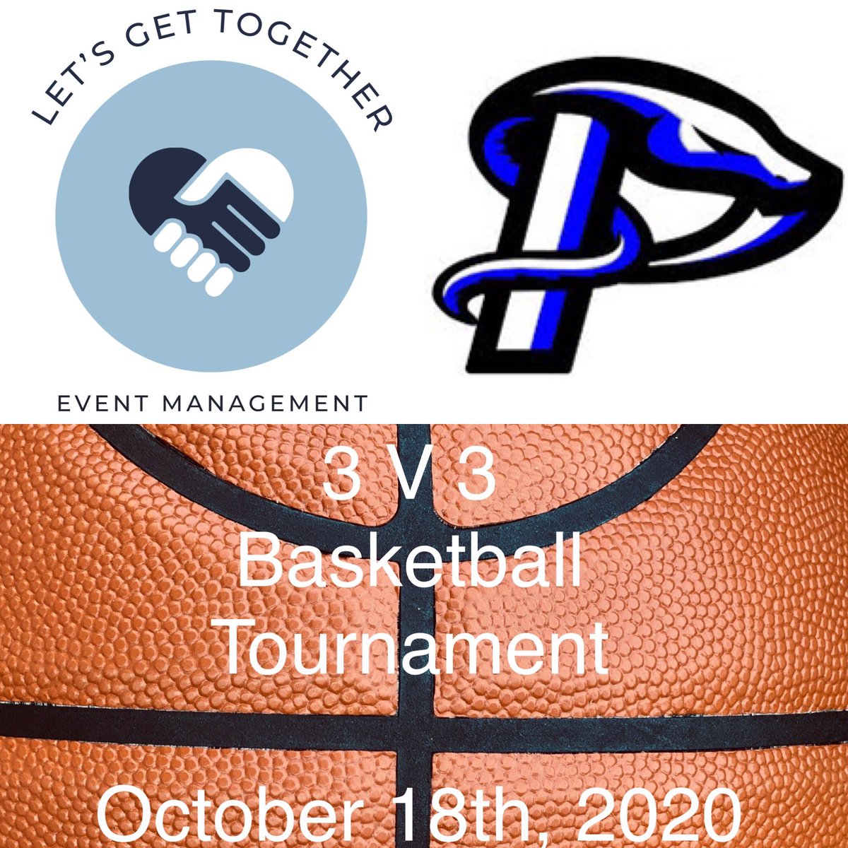 LetsManagement's tweet photo. We’re hosting a 3v3 Basketball Tournament this Sunday to benefit Pelham High School Boys Basketball. 

#PelhamProud 

https://t.co/kfU4sjm8Mh https://t.co/gKeWNpIpTZ