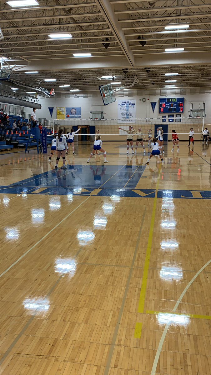 VbTartan's tweet photo. Titans up 15-13 against Sibley in the first set. https://t.co/XCCBMdnTl6