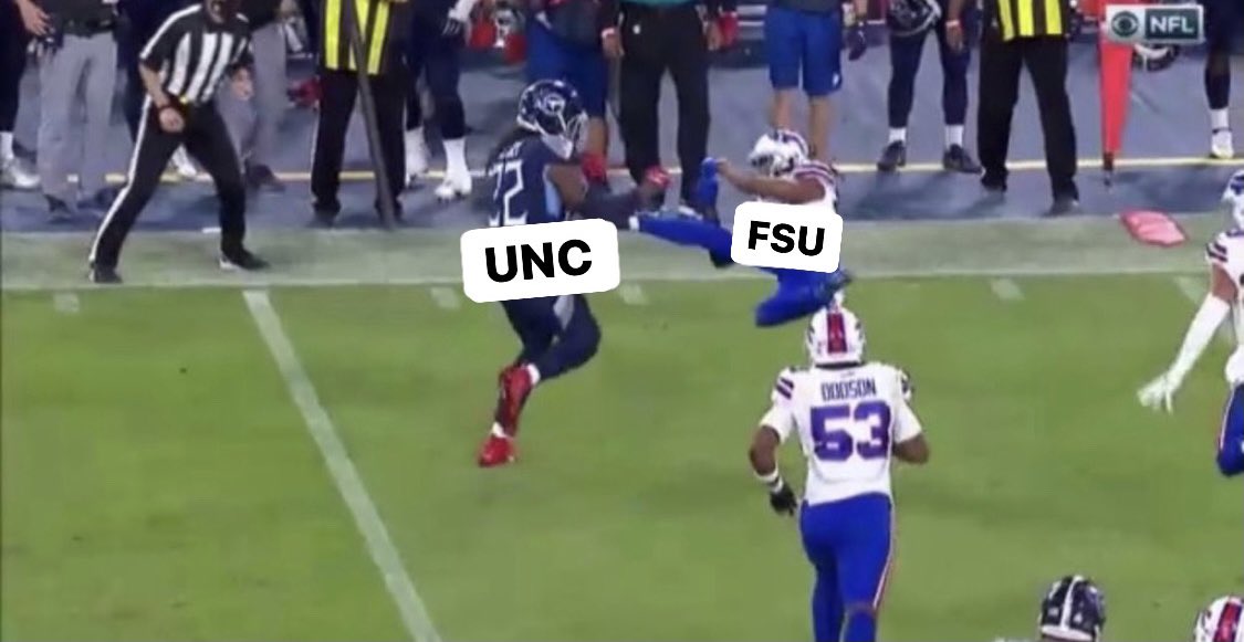 UNCBarstool's tweet photo. Preview of Saturday Night https://t.co/6u7Nos7lTb