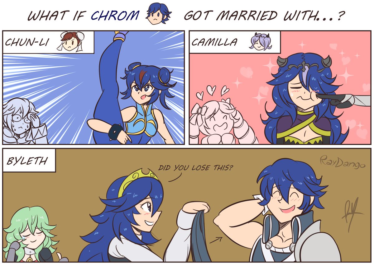 Lucyverse 3(commission)

Commissioned by <a href="/JaredAhumada/">Jared G. Ahumada</a> 

#Lucina #Robin #Chunli #Camilla #Corrin #Elise #Byleth #Chrom #FireEmblem