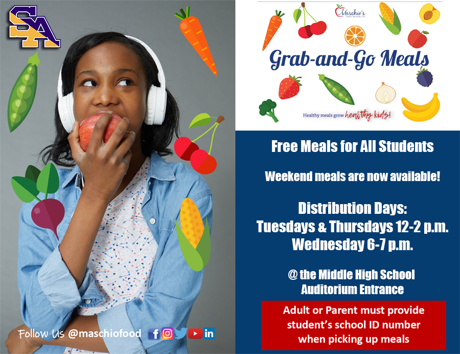 SuptJDiaz's tweet photo. We are expanding our meal service to provide weekend meals and an evening pick up day for all district students. Special thank you to Board President Anthony Conrad for advocating for the extended service. #EducateEmpowerLead #Committed2SA #SASupt https://t.co/tOc9jg2mWo