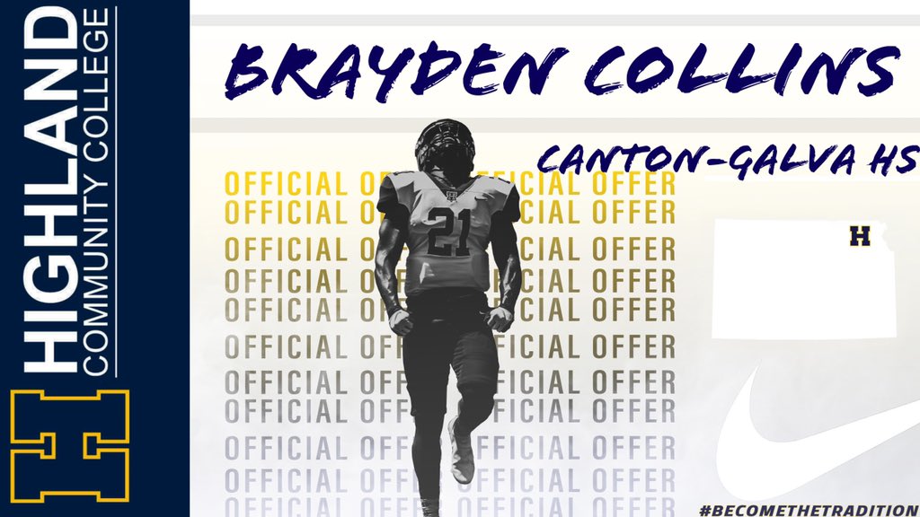 Super excited to announce an official offer from Highland Community College!!#blessed