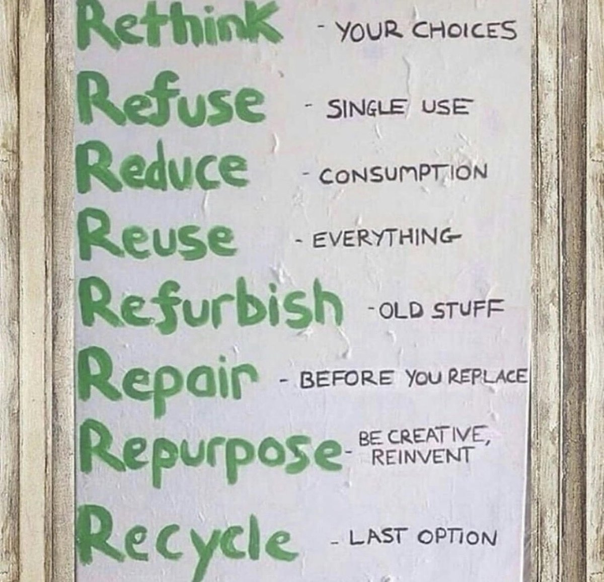 WE_ARE_HAH's tweet photo. #StartSomewhere 💚♻️💚 https://t.co/eduHcaPRdt