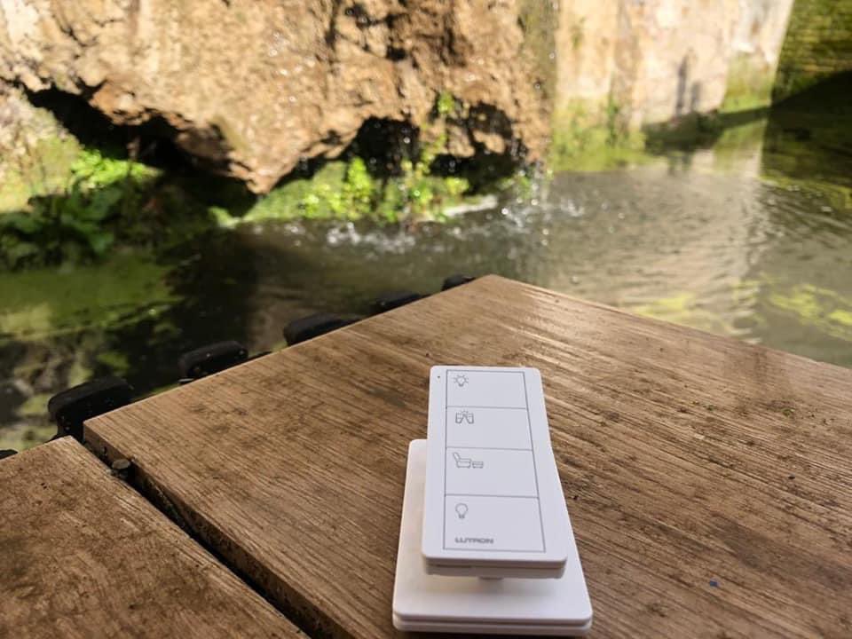 ZenluxL's tweet photo. A beautiful upgrade to this moat, installing lighting to create ambience. We used #Lutron #ra2select in #Hertfordshire https://t.co/enlSL03tXV