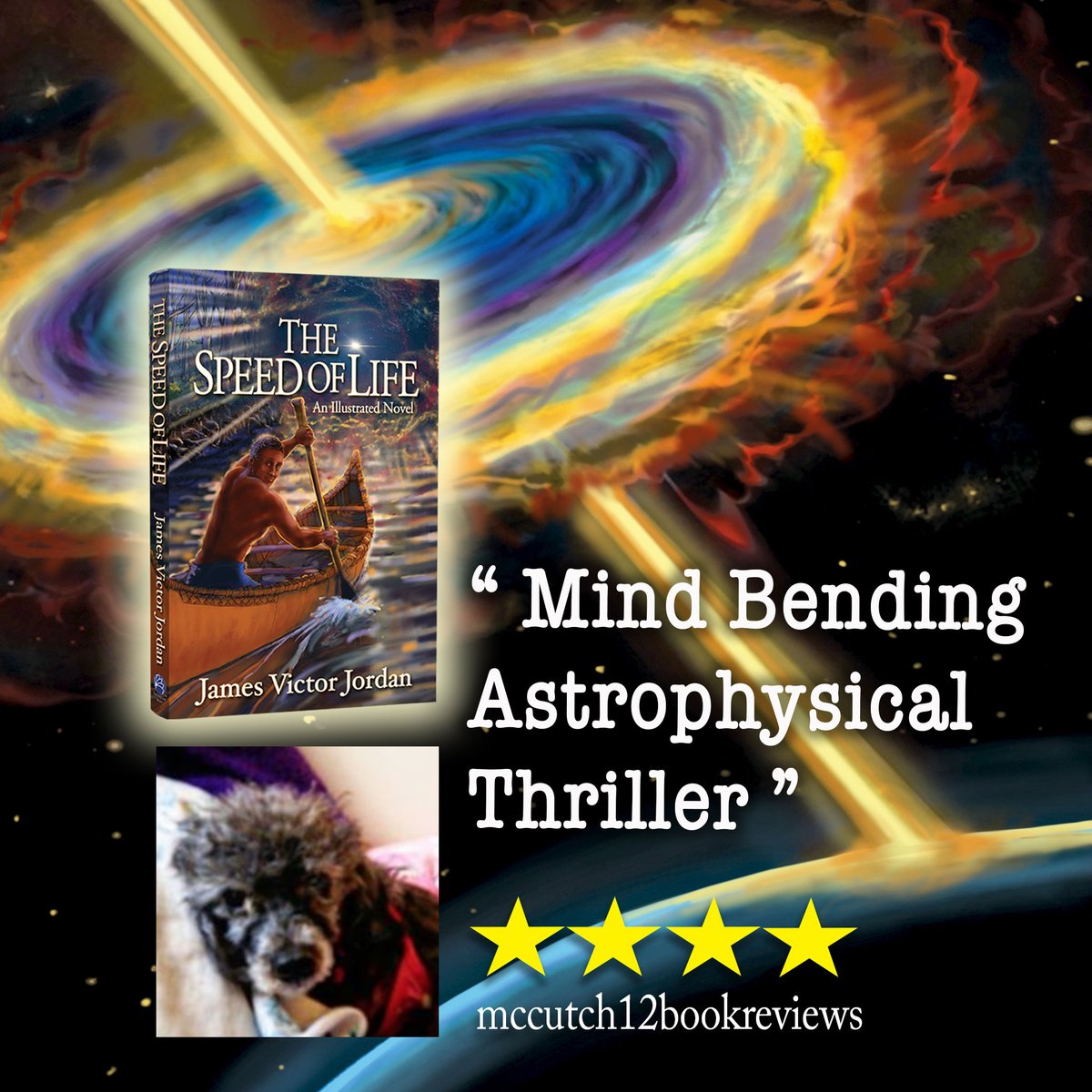 JamesVictorJord's tweet photo. Thank you, Linda McCutcheon and your friend for your great review! Visit https://t.co/vHgm543aR4 for more reviews!
#mccutch12bookreviews #thespeedoflife #thrillerbooks #astrophysicsbooks #blackthornbooktours, #JamesVictorJordan #CrimeFiction #Shamanism #Astrophysics https://t.co/67uAOKbyxv