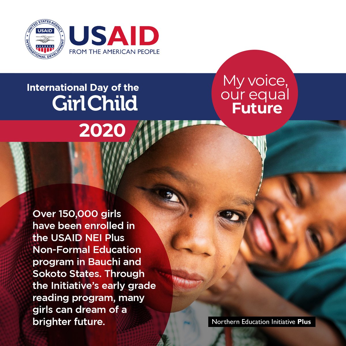 USAIDNEIPlus's tweet photo. Through the @USAIDNEIPlus early grade reading program, many #girls can dream of a brighter future. #LetsRead #Mukaranta https://t.co/OIebzatQYZ