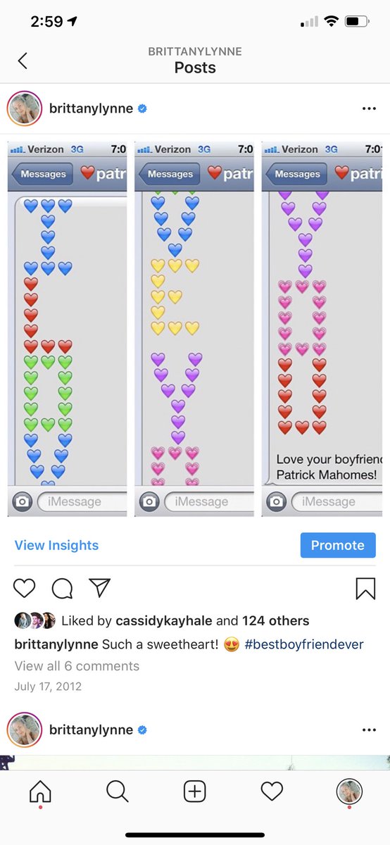 BrittanyMahomes's tweet photo. How it Started &amp; Well How it’s Going❤️😍💕
@PatrickMahomes https://t.co/FWPyO50qYG