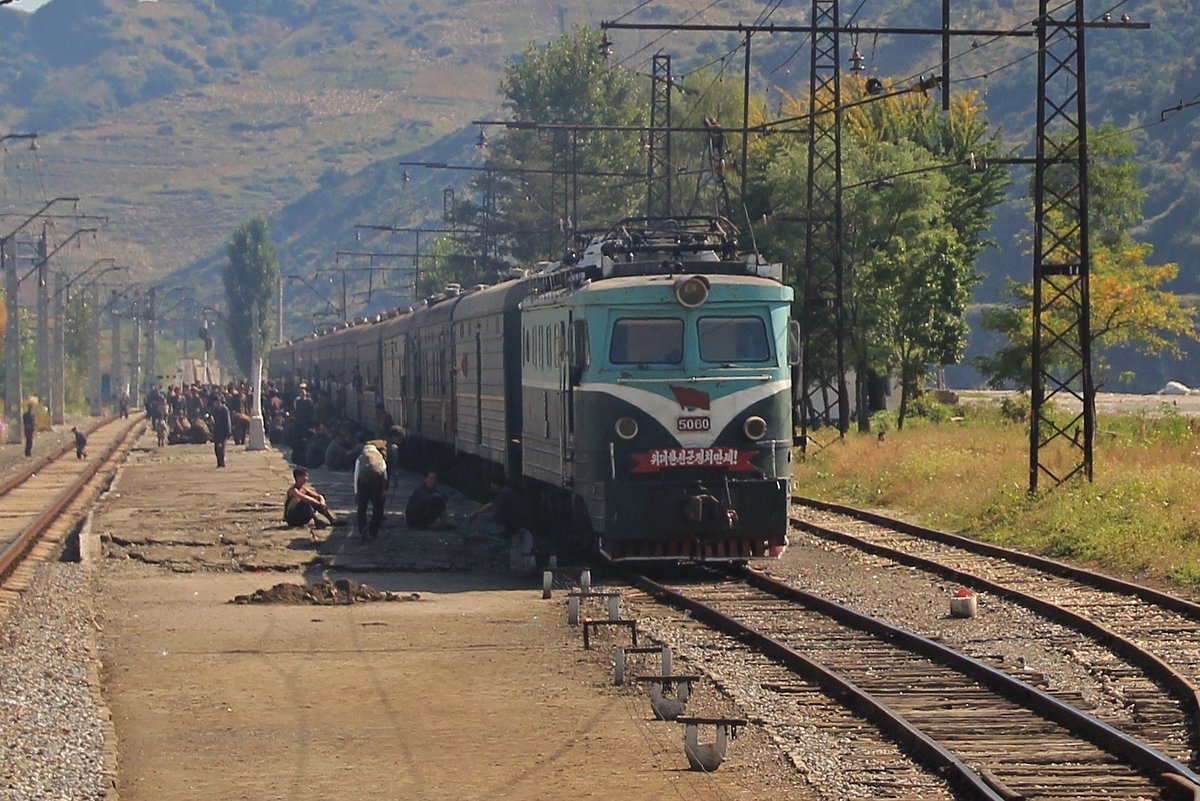 Eisenbahnbetrieb in Nordkorea 