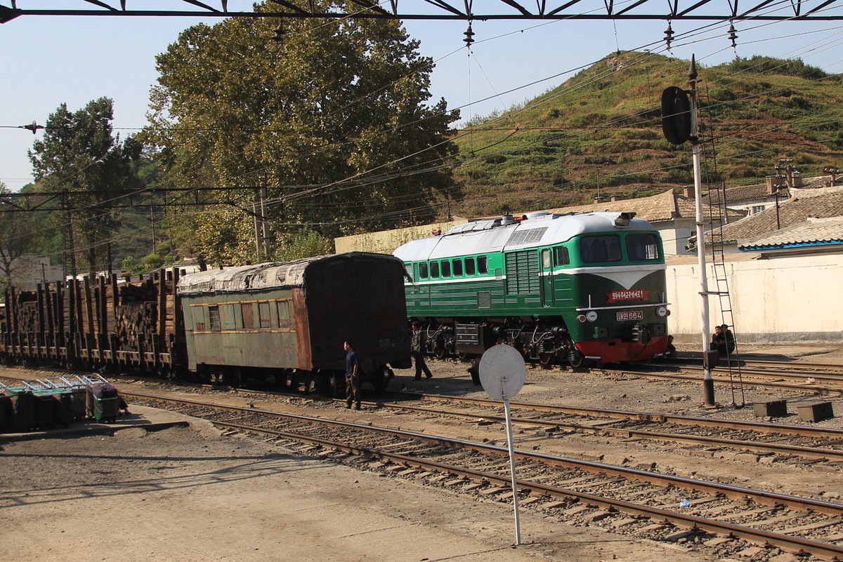 Eisenbahnbetrieb in Nordkorea 