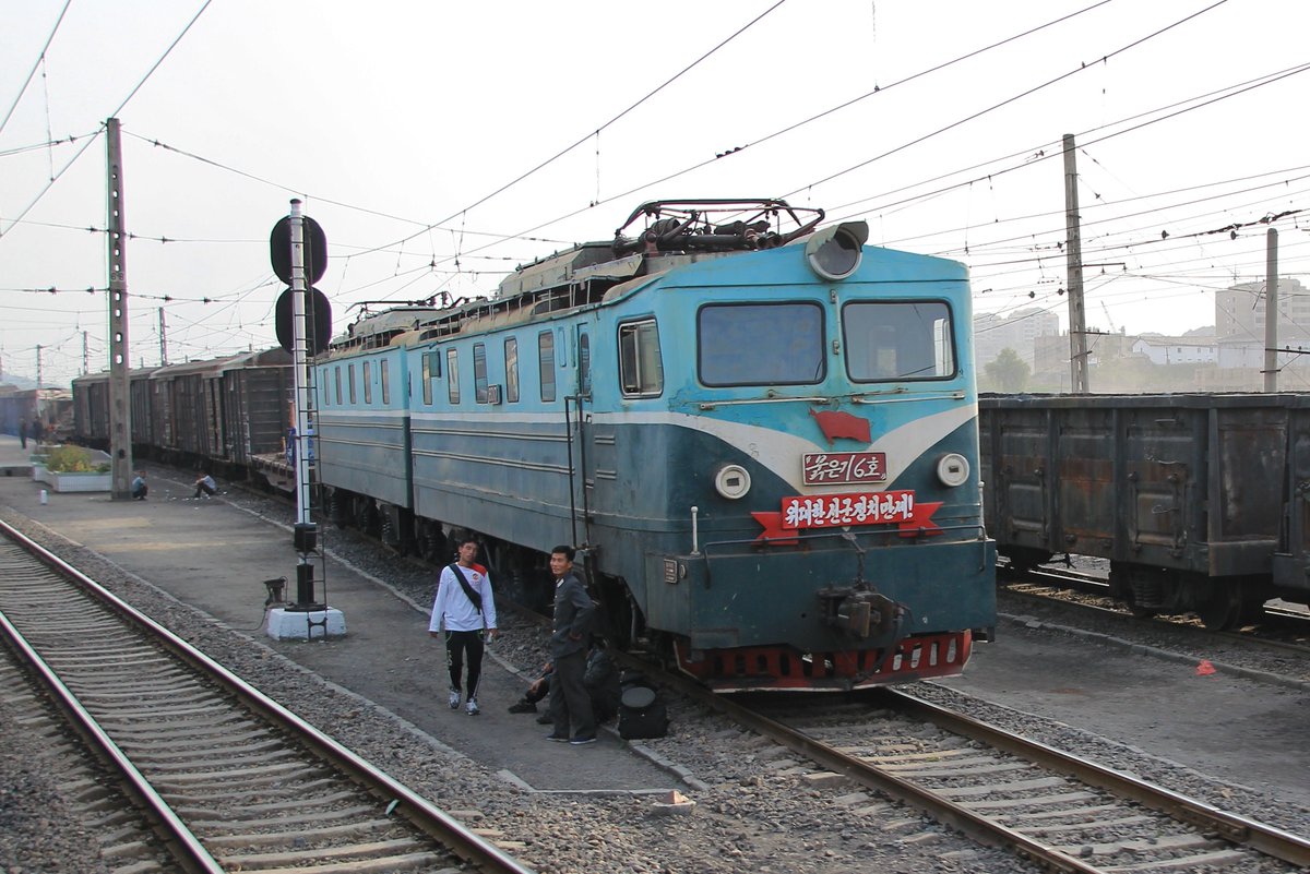 Eisenbahnbetrieb in Nordkorea 