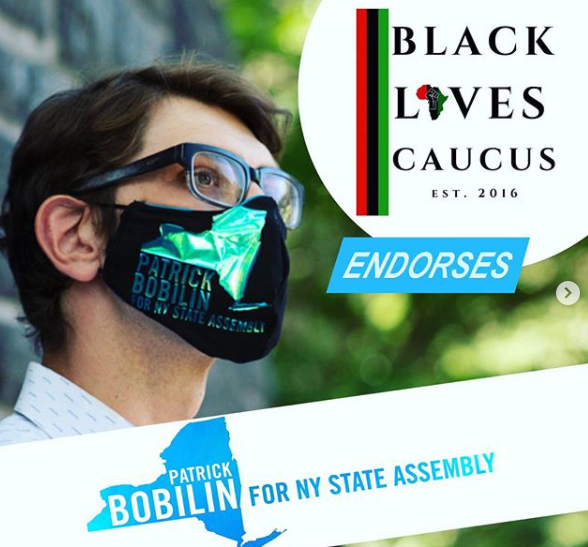 bri_guy_ny's tweet photo. The Republican pals around with the Guardian Angels. The other Democrat is silent on #BlackLivesMatter.
Meanwhile, @PatrickForNYC has organized @UES4BLM and was endorsed by Black Lives Caucus.
The choice for Assembly in the #76AD #UpperEastSide could not be clearer. https://t.co/h8XjcG7kXo