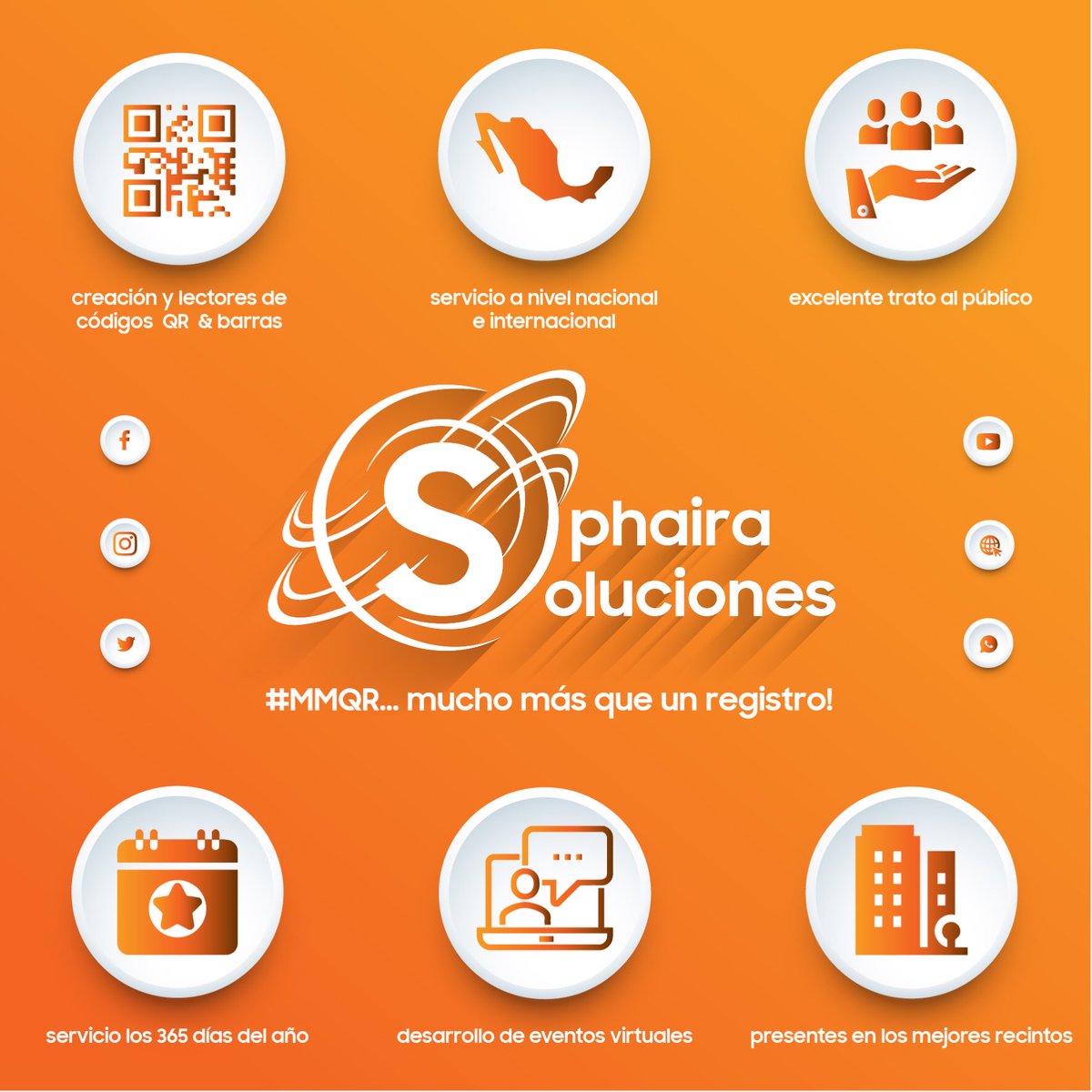 #MMQR  mucho más que un registro

#RegistroDeAsistentes #RegistroParaCongresos #RegistroParaEventos #RegistroDeExpos 
#RegistroDeCongresos #RegistroDeEventos #RegistroParaExpos 
#RegistroEnSitio
#RegistroEnLinea
#LectoresQR
#EventosVirtuales
#ExposVirtuales
#CongresosVirtuales
