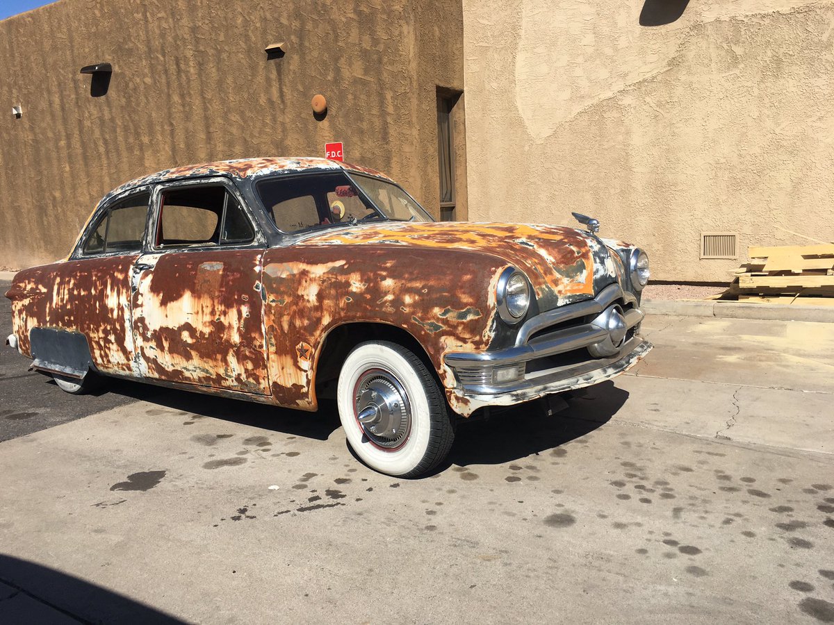 Route66PubCo's tweet photo. If the counter guy at the parts store drives this, you will get the right part! @oreillyauto #classiccar #MuscleCar #antiqueauto https://t.co/vnS6e8jyc6