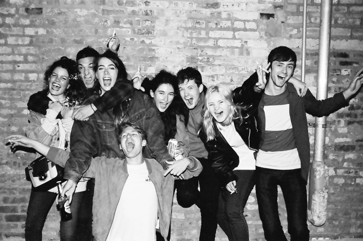 end of tour photo with <a href="/hindsband/">hind𝓼 ☻</a>  #TimsTwitterListeningParty