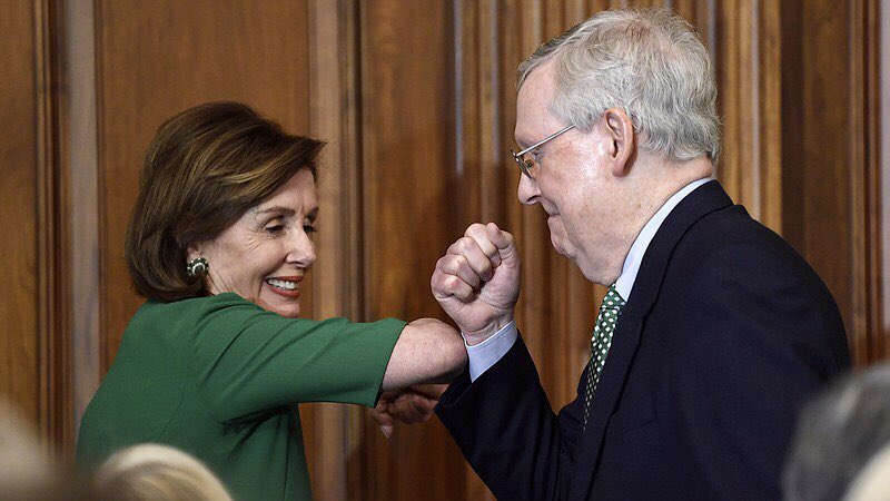 Kamenjan's tweet photo. @SpeakerPelosi will be knowingly supporting a loss of 0.4 trillion difference in funding that was specifically designated for Territories, Tribes &amp; aid to POC. Have no doubt @SpeakerPelosi will #Fail again, capitulating to Racist-McConnell while wholly ignoring POC’s suffering. https://t.co/GETBuWmHs8