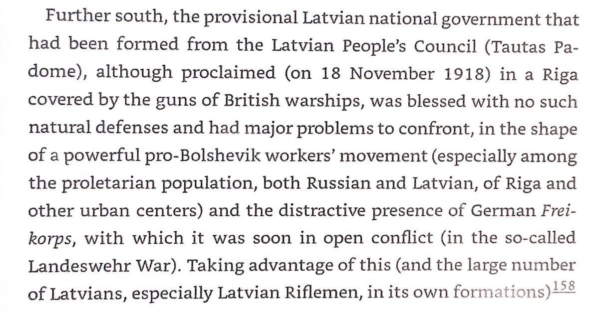 Latvian communists believed under Roza Luxemburg’s influence that since abolition of serfdom there had occurred without land, Latvians were proletarians & ready to proceed straight to socialism unlike landholding Russian peasants. They abolished money & were hated & overthrown.