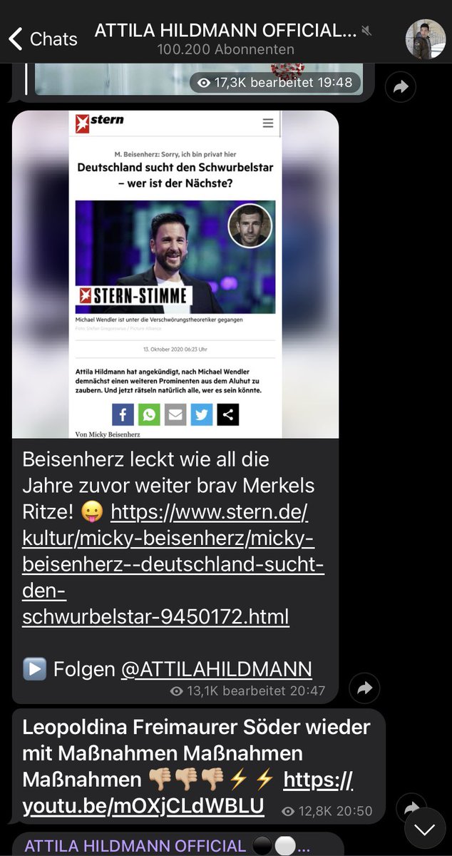 #AttilaHildmann Du bist an Widerwärtigkeit kaum noch zu überbieten! Dort wo andere ihr Hirn haben, ist es bei Dir komplett leer. Ekelhaft!!