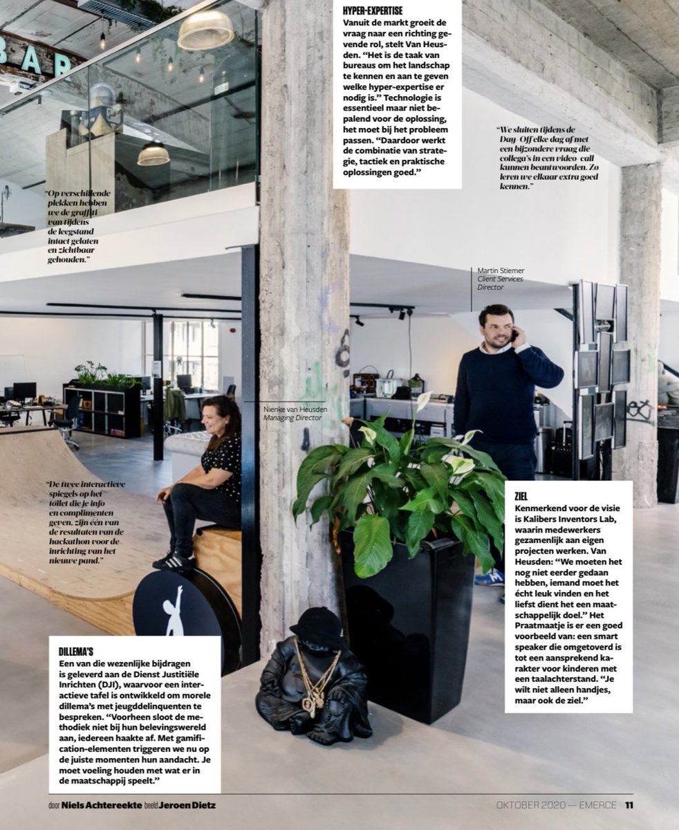 Kaliberinteract's tweet photo. Een tijdje geleden was @Emerce in het clubhuis van Kaliber en schoot een plaatje voor het magazine. https://t.co/xQNL9y0d6h