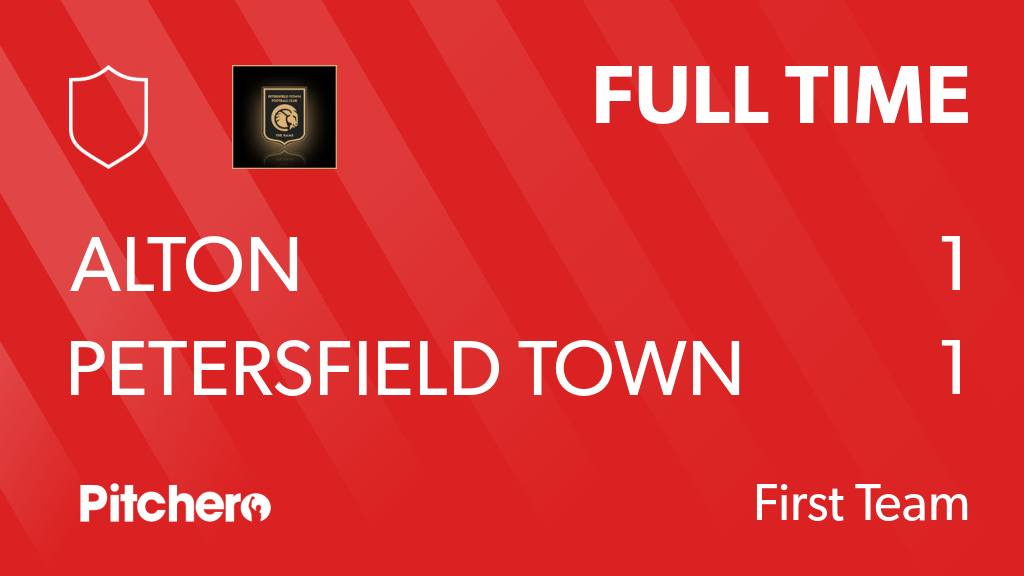 PTFCTheRams's tweet photo. FULL TIME: Alton 1 - 1 Petersfield Town
#ALTPET #Pitchero
https://t.co/fn3Qb2RJuP https://t.co/zwpUQJFbBj