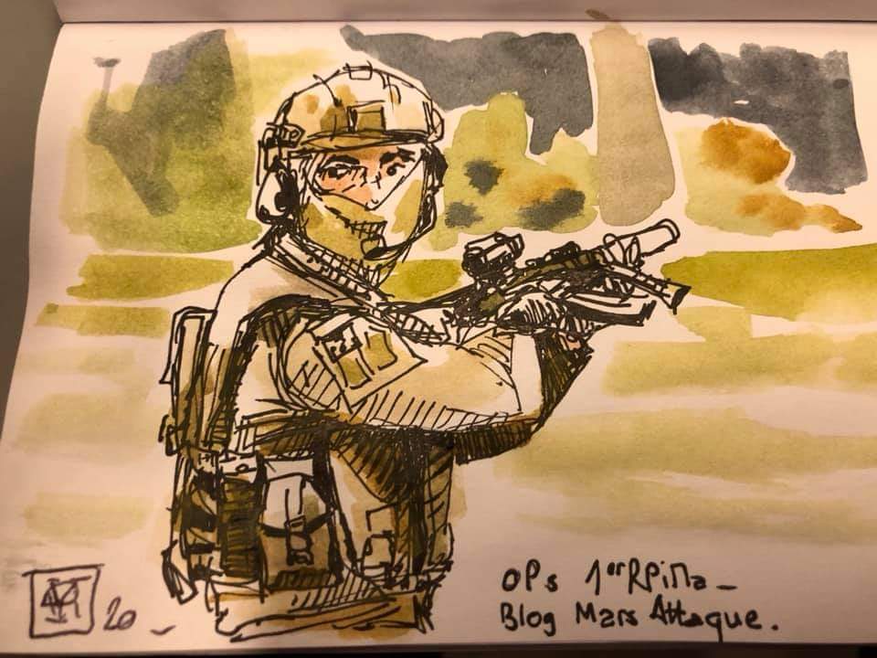 Marsattaqueblog's tweet photo. Membre du 1er RPIMa / #PCAT2020
😍 bientôt plus, mais je n'en dis pas plus pour le moment...
Crédits de l'aquarelle : Du côté de chez Yann
Crédits de la photo : Mars Attaque
#fildefense #capaciterre https://t.co/VtOqFPLDrC