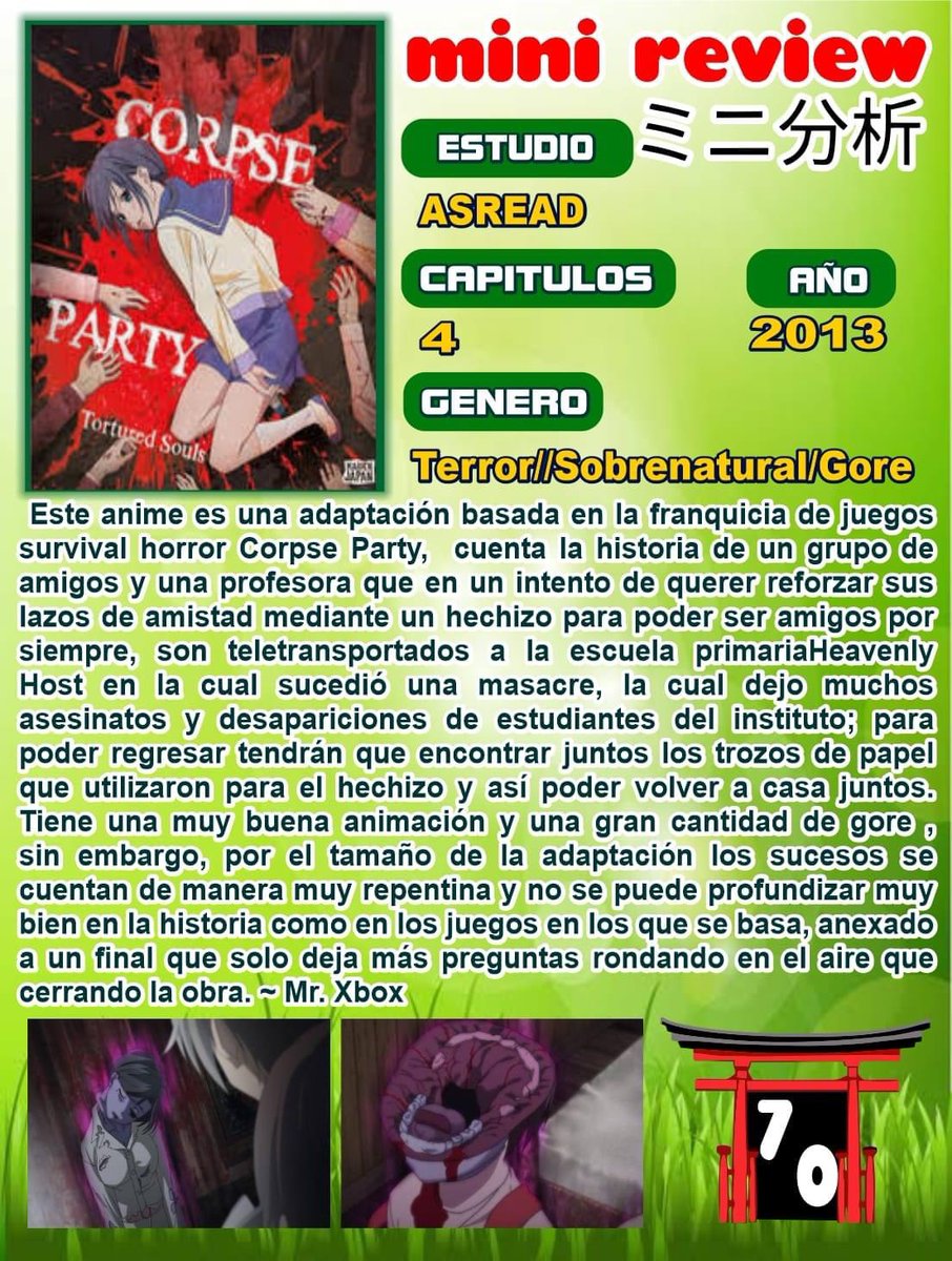 CtrlDsconectado's tweet photo. Gamers🎮

Tenemos este miniReview de este gran anime 

#SomosLeyenda
#GreekDungeon 
#Anime
#miniReview https://t.co/TC6pEe55pl