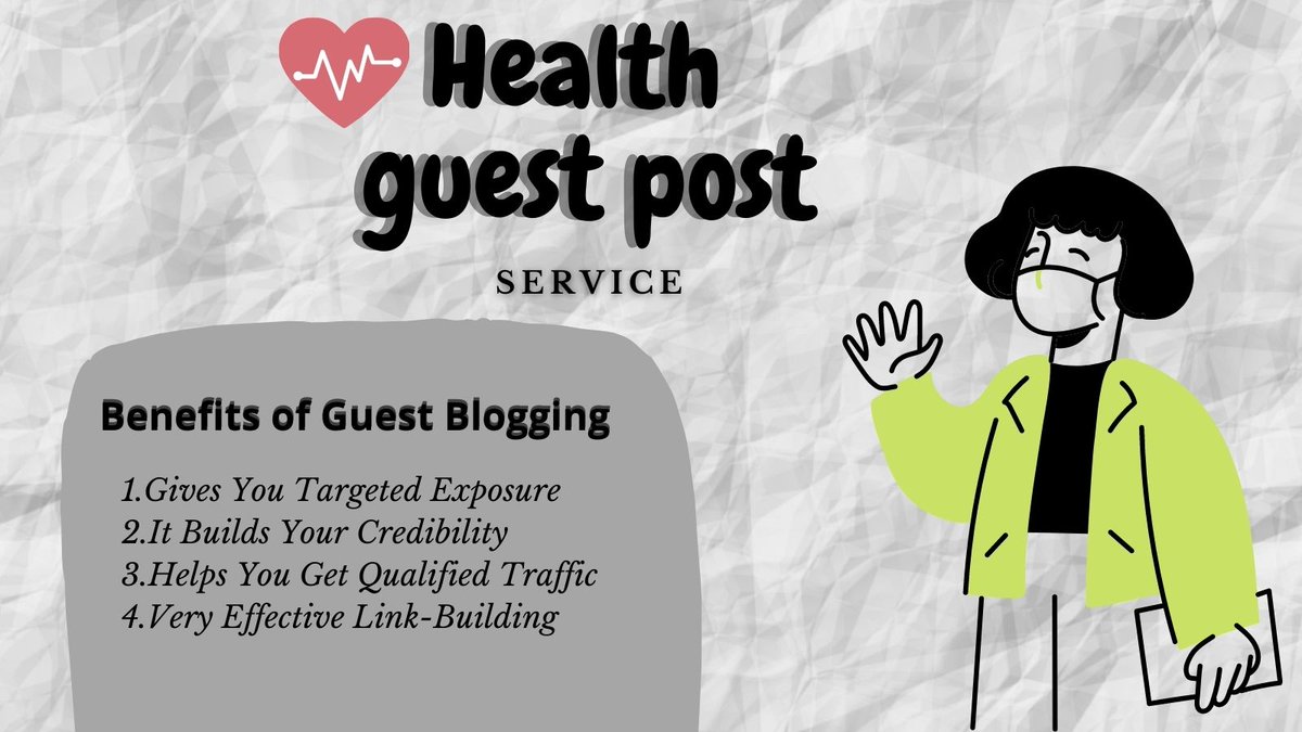 mayeshasadika's tweet photo. Comes to online marketing, #guestblogging is one of the crucial strategic tools. It’s actually one of the great ways to gain a huge following on your websites and social media accounts. So, visit my service--https://t.co/dXhDNK7VKz
#healthguestpost #GuestPost #healthcare #health https://t.co/1TFZSVGSXN